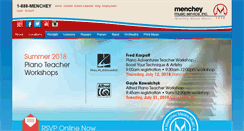 Desktop Screenshot of mencheymusic.com
