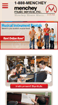 Mobile Screenshot of mencheymusic.com