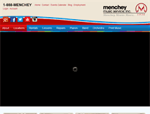 Tablet Screenshot of mencheymusic.com